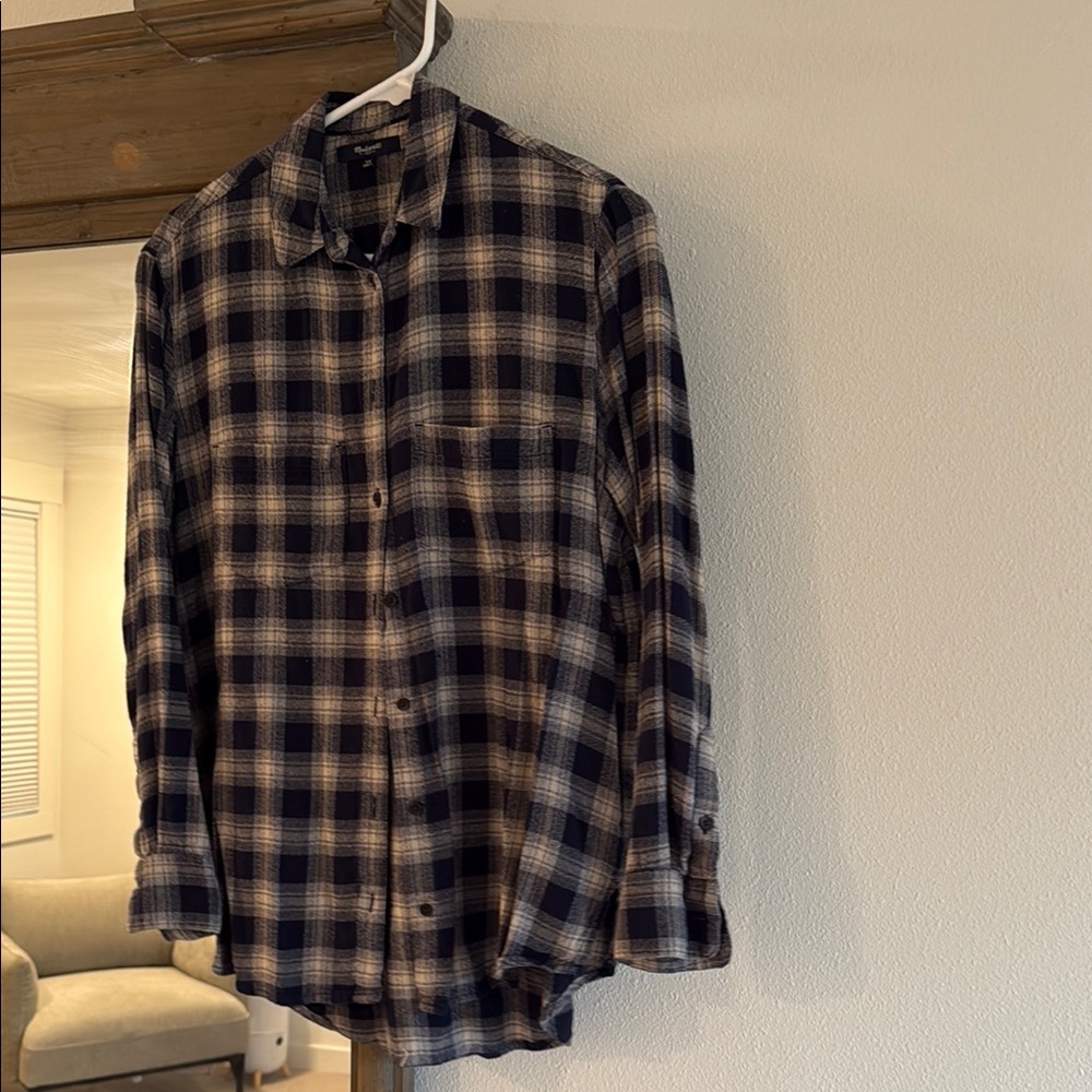 Madewell Plaid Button-Up Shirt